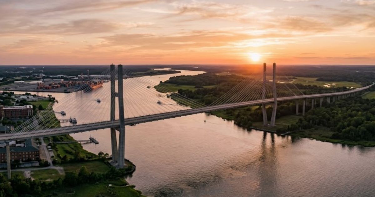Savannah River bridge between Augusta GA and North Augusta SC — CSRA cross-border rodent control corridor